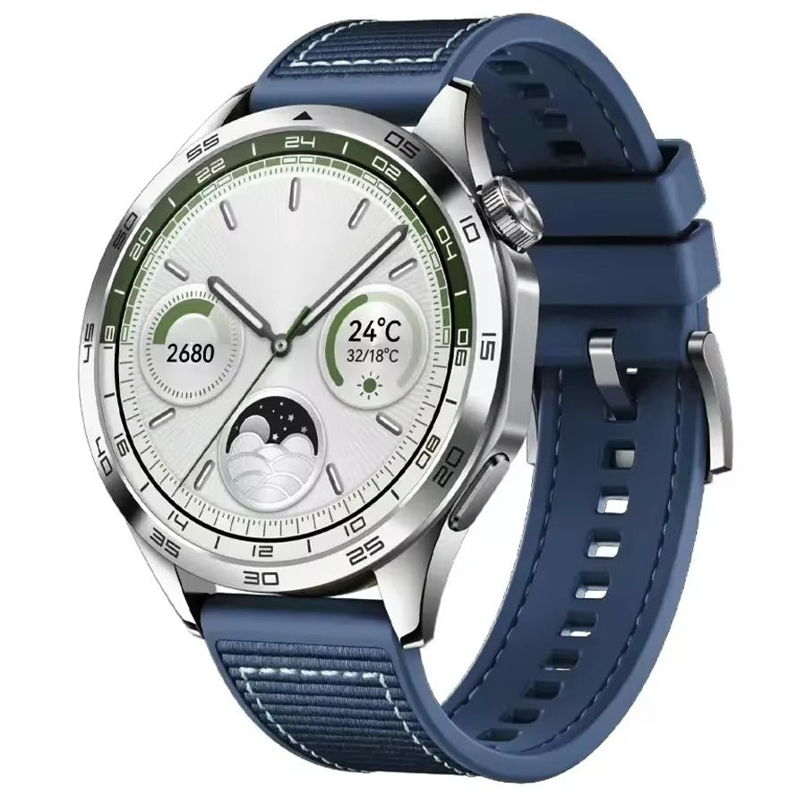 22mm Nylon Sport Watch Band Compatible with Huawei GT4/GT3 & Samsung Galaxy Watch 4/5/6