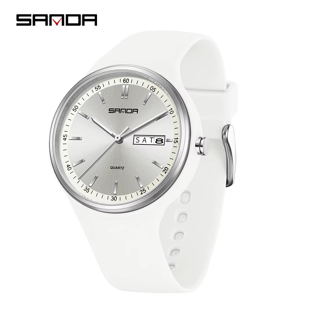 SANDA Top Brand Women's Dual Calendar Quartz Wrist Watches
