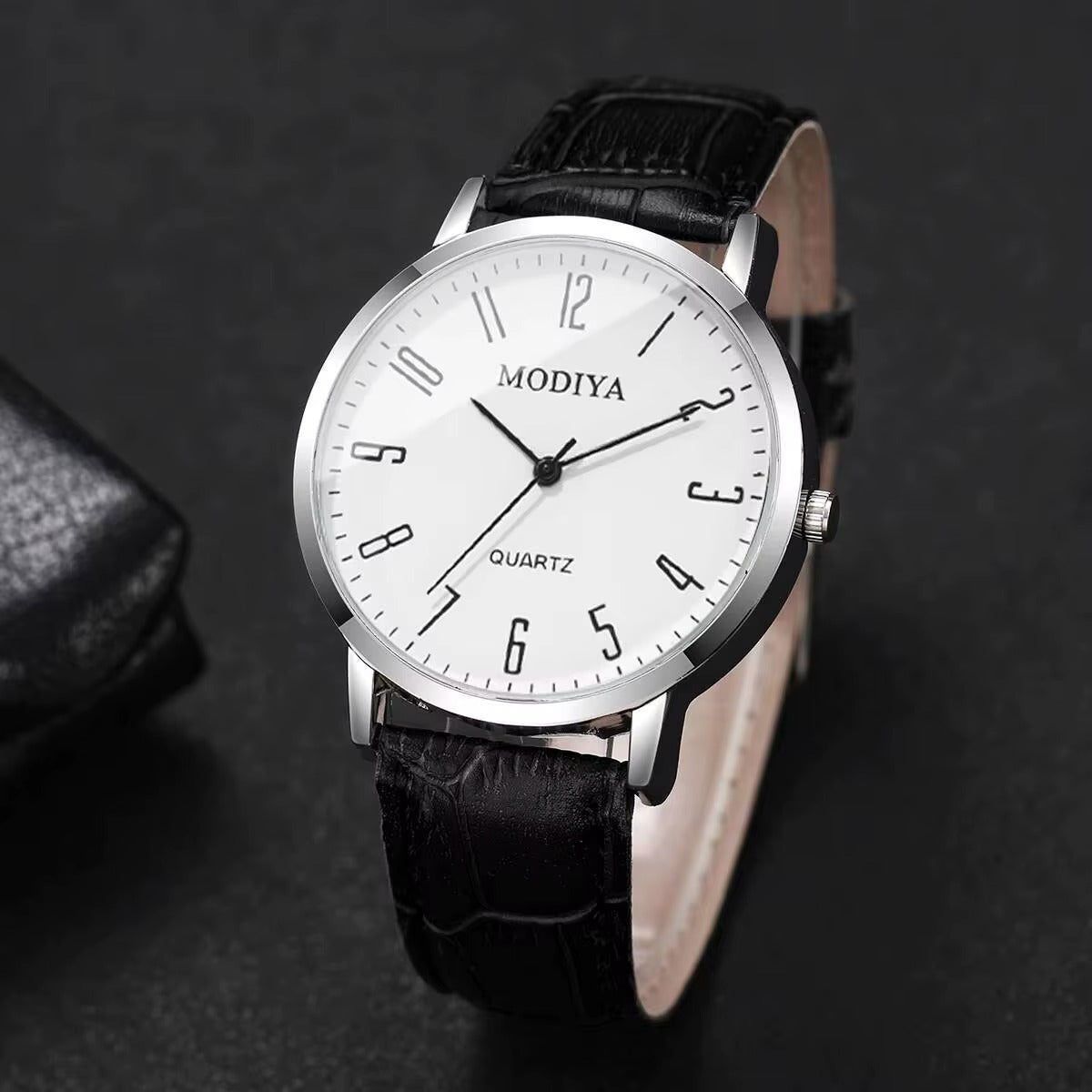 Classic Emir 3-Piece Leather Watch Set