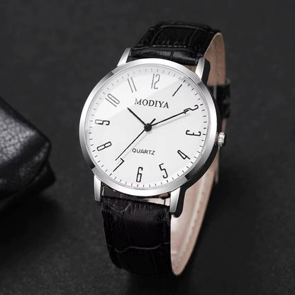 Classic Emir 3-Piece Leather Watch Set