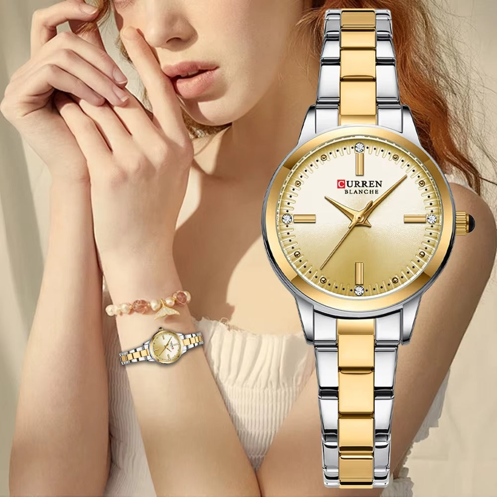 Curren Blanche Elegant Women's Waterproof Wristwatch