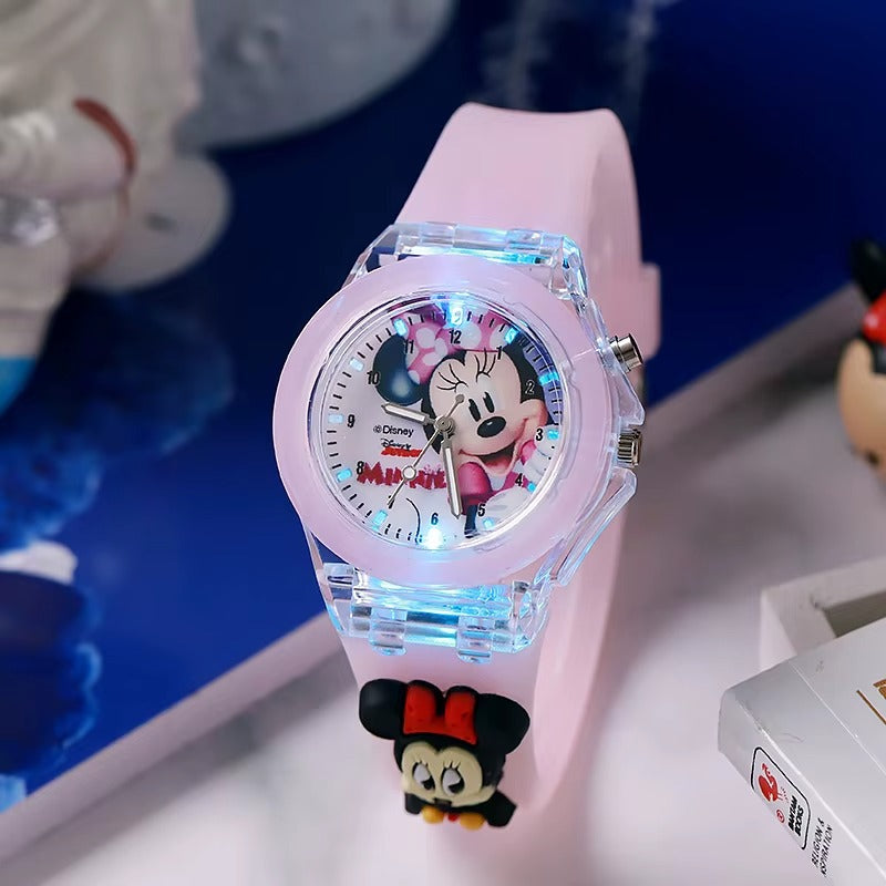 GlowBuddy Spider-Man LED kids watch red silicone strap
