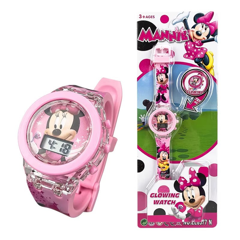 GlowTime Kids LED Digital Watch Cars Lightning McQueen