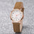 LunaBelle™ Minimalist Rose Gold Leather Watch