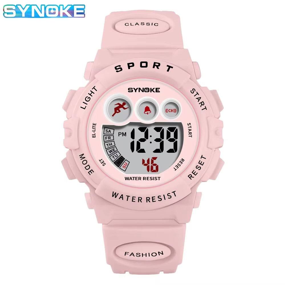 Kids Digital Sport Watch in pink