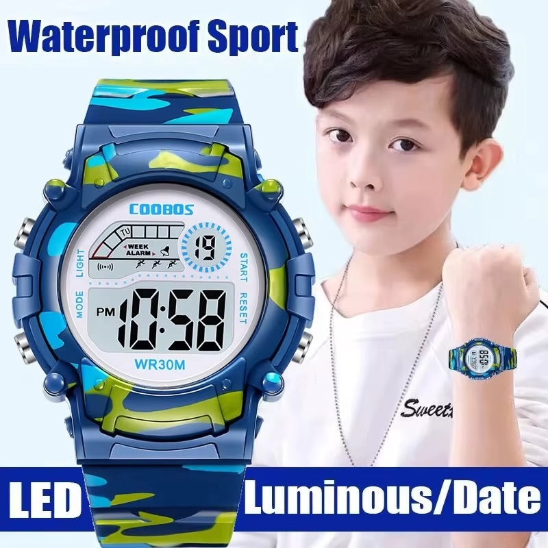 COOBOS Kids Digital Sports Watch