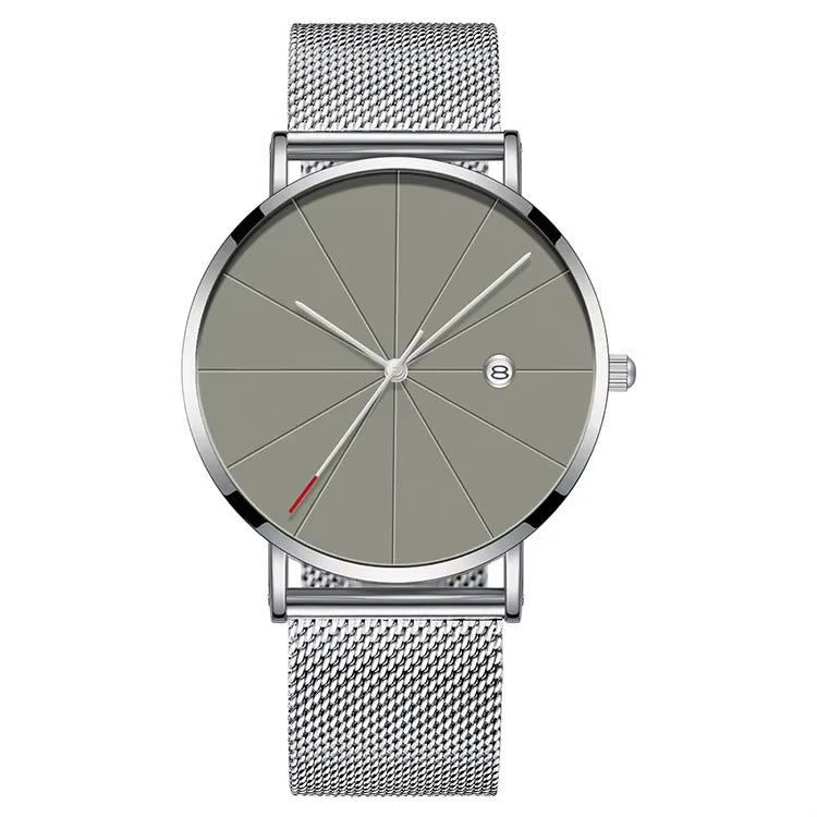 Luxury Ultra Thin Mesh Quartz Watch for Men