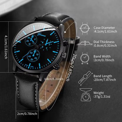 Eclipse Noir 3-Piece Watch Set