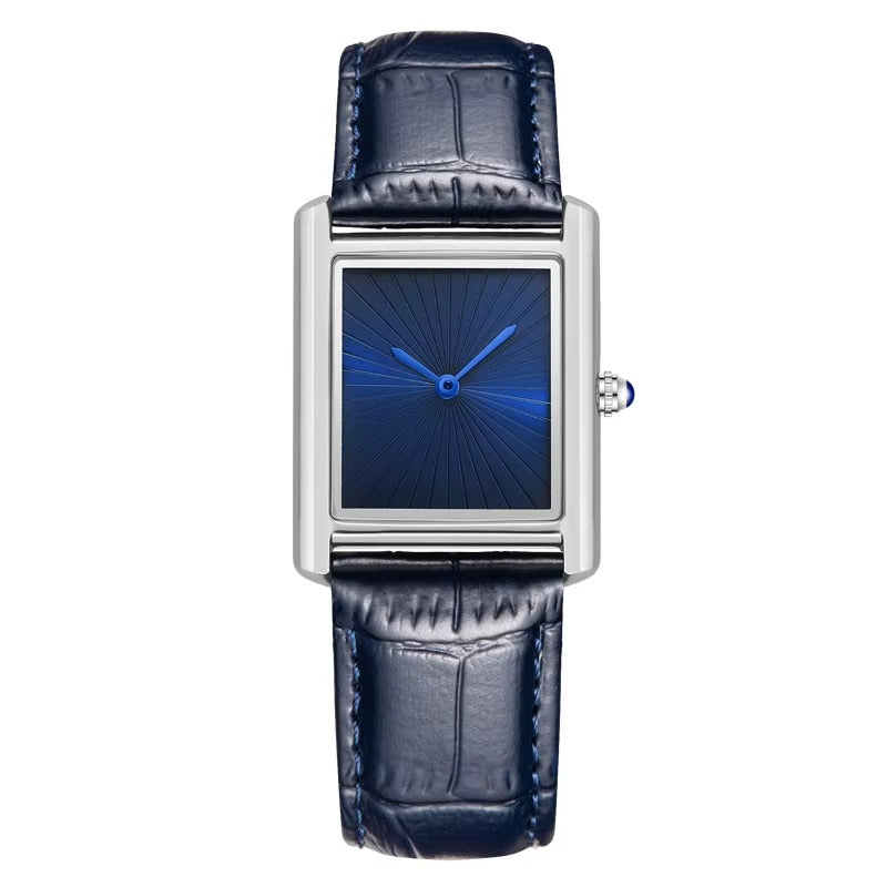 Monarch Classic Square Tank Watch for Men Women