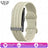 LIGE Smart Fitness Band - Pink Nylon and Beige Silicone Straps