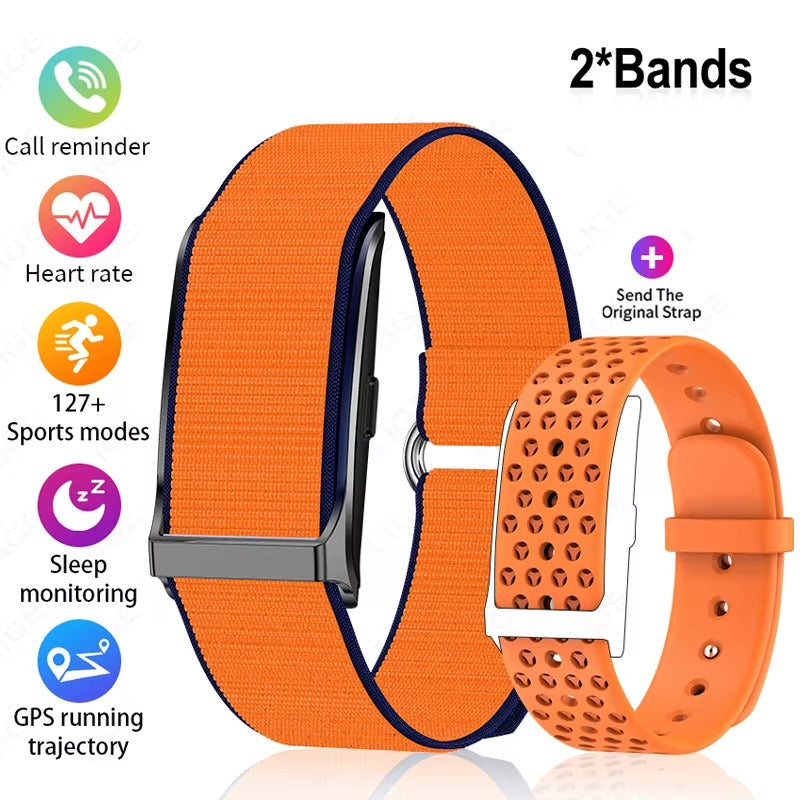 LIGE Smart Fitness Band - Black variant front view
