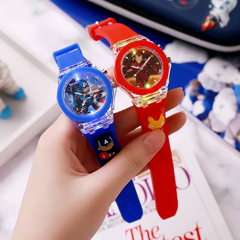 GlowBuddy™ Kids LED Cartoon Superhero & Disney Watch