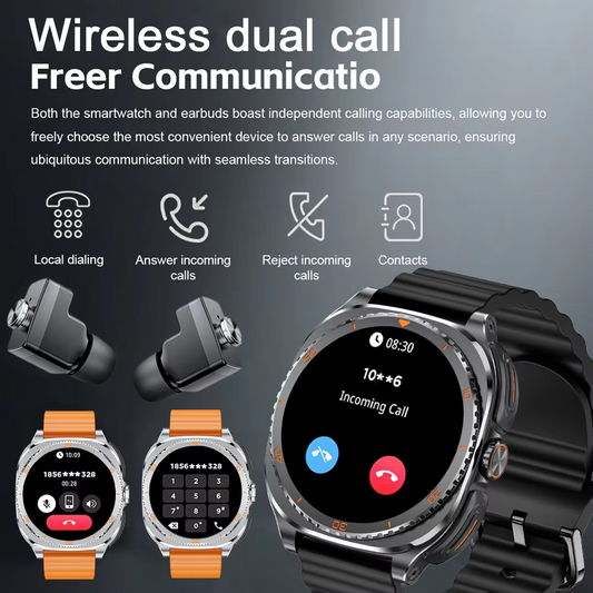 2026 New 2 in 1 Smart Watch With Earbuds