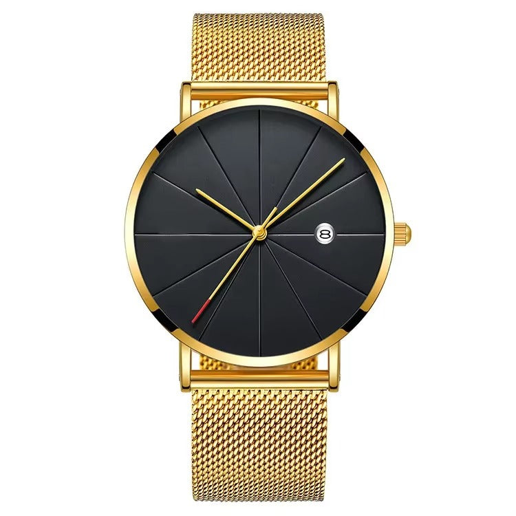 Luxury Ultra Thin Mesh Quartz Watch for Men