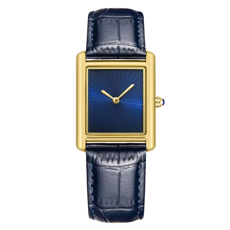 Monarch Classic Square Tank Watch for Men Women
