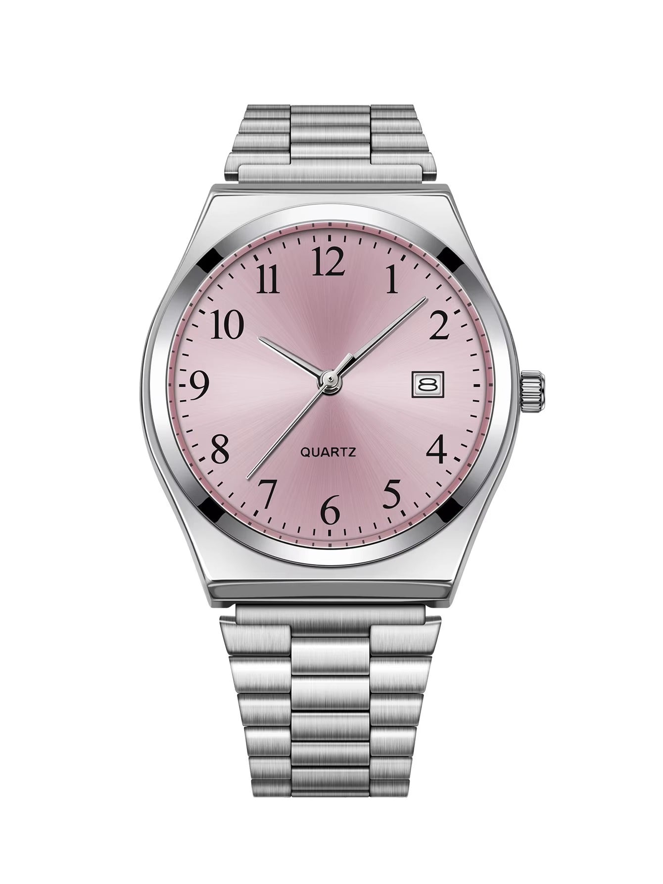 LUCKY FOX Aurora™ – Mint Green Sunburst Dial Stainless Steel Quartz Watch