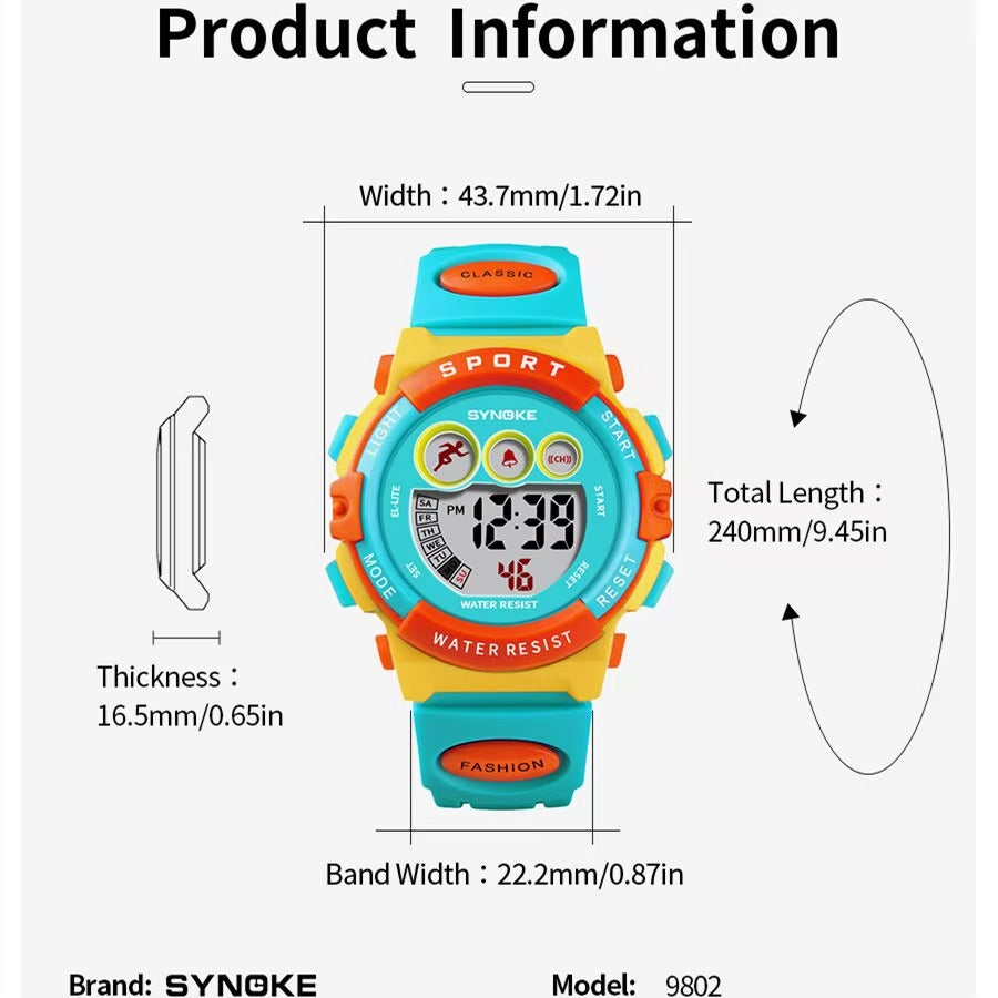 Kids Digital Sport Watch