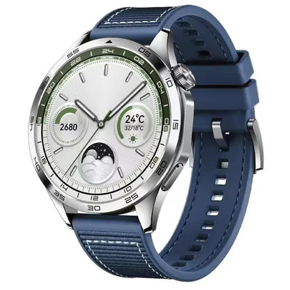 22mm Nylon Sport Watch Band Compatible with Huawei GT4/GT3 & Samsung Galaxy Watch 4/5/6