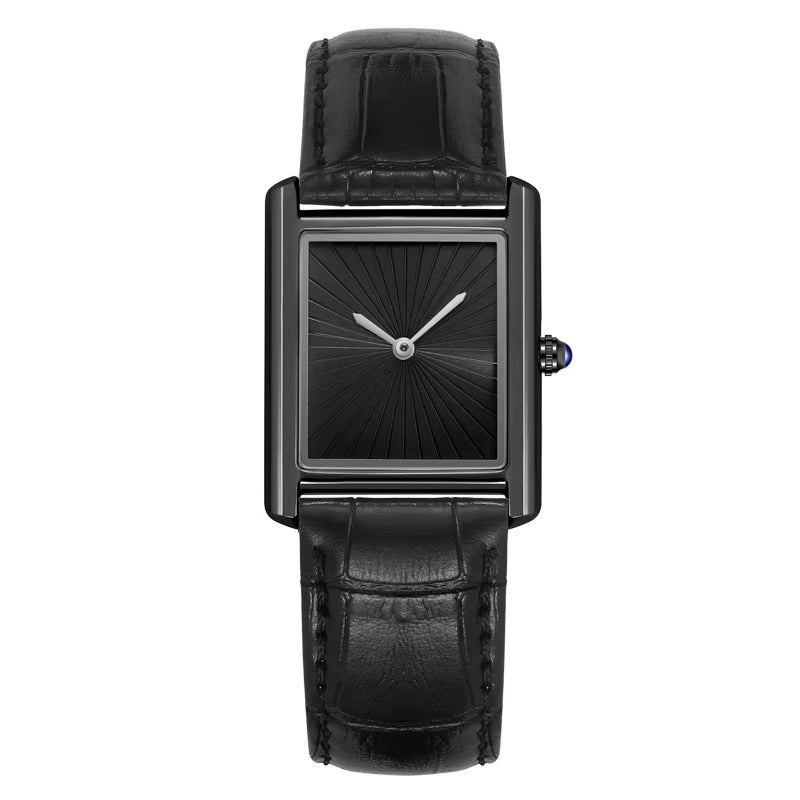 Monarch Classic Square Tank Watch for Men Women