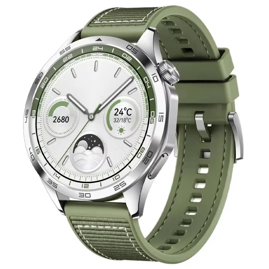 22mm Nylon Sport Watch Band Compatible with Huawei GT4/GT3 & Samsung Galaxy Watch 4/5/6