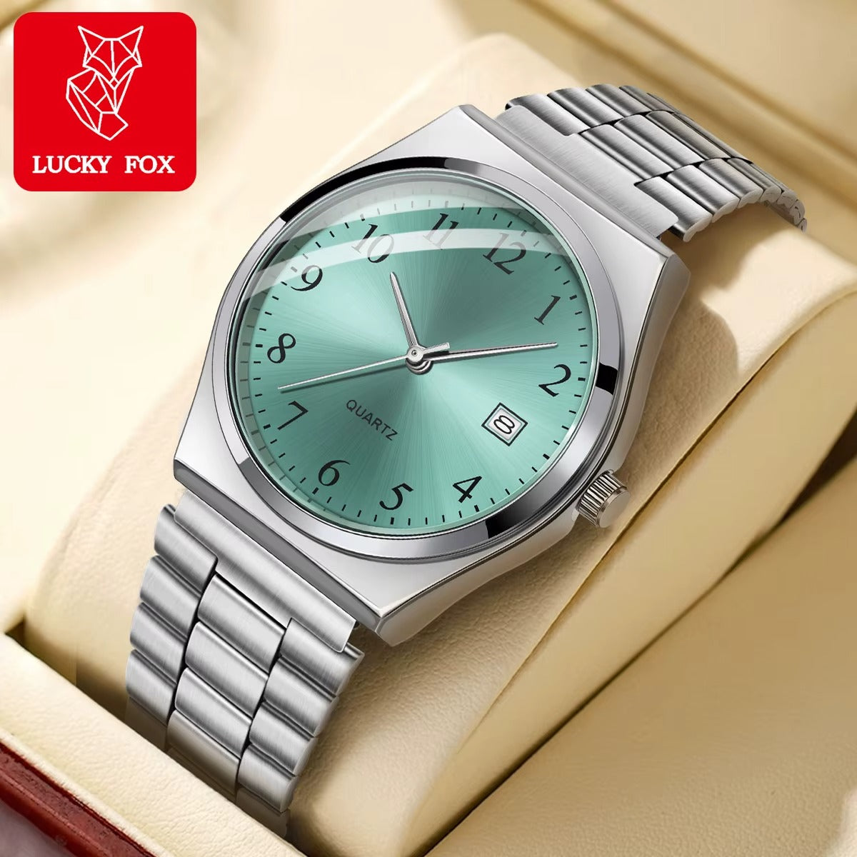LUCKY FOX Aurora™ Minimalist Stainless Steel Quartz Watch