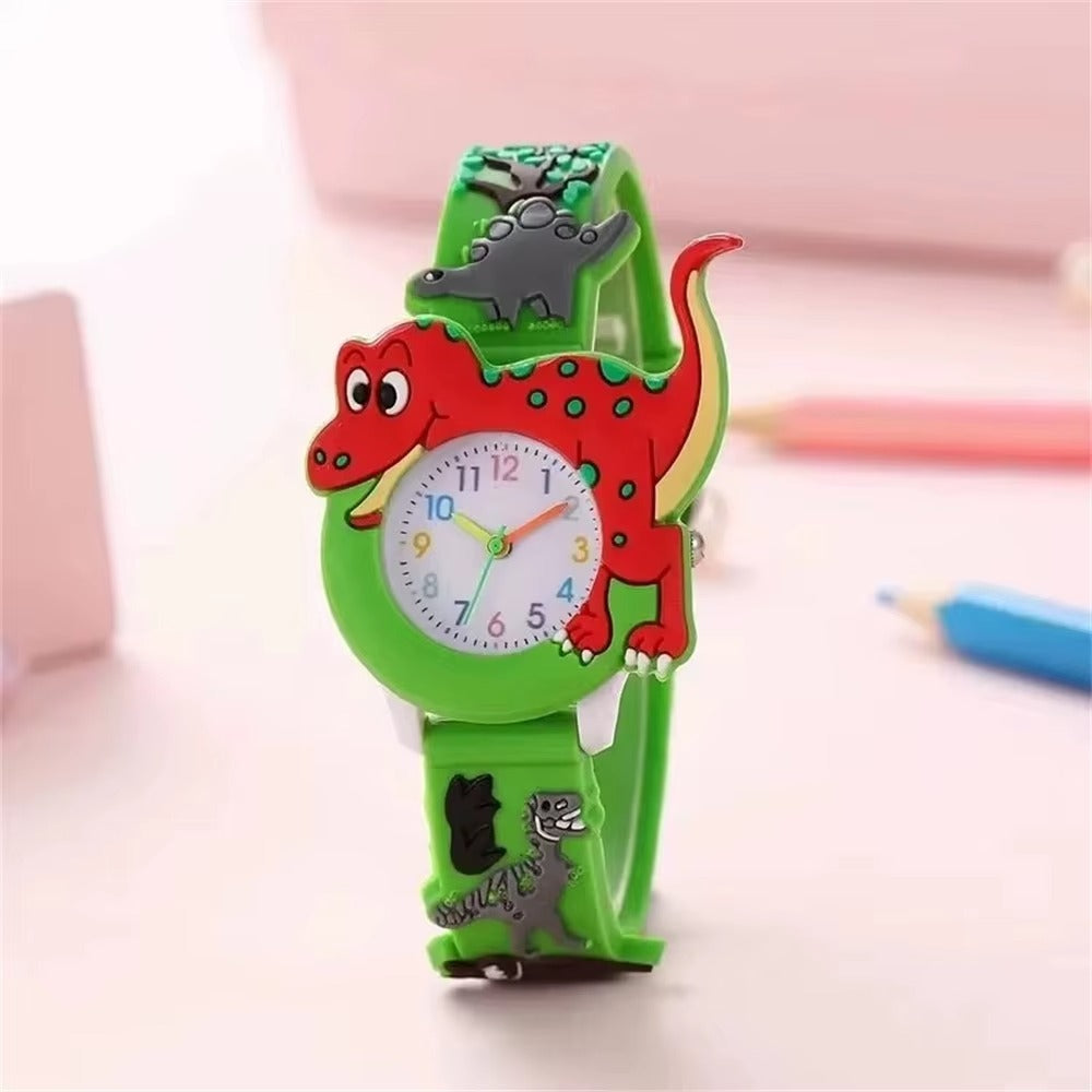 Kids 3D Dinosaur Cartoon Quartz Watch