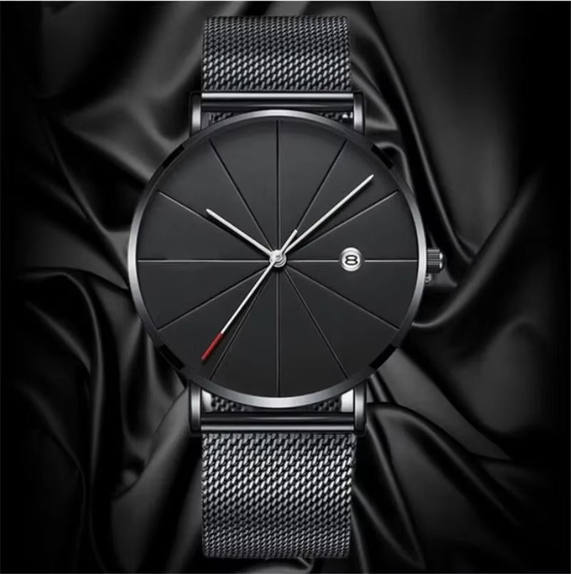 Luxury Ultra Thin Mesh Quartz Watch for Men