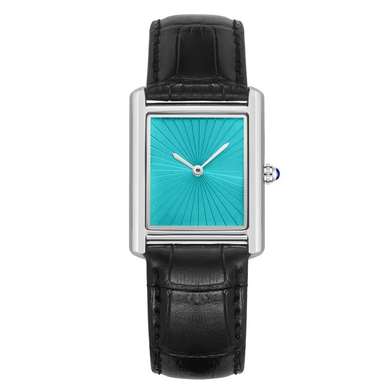 Monarch Classic Square Tank Watch for Men Women