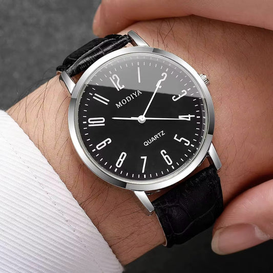 Classic Emir 3-Piece Leather Watch Set