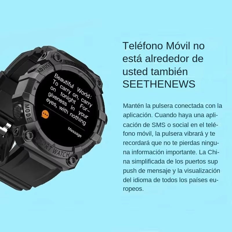 Pro Fit Sport Smartwatch Heart Rate, Blood Pressure & Fitness Tracker