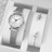 Women's Silver Mesh Watch & Bracelet Set