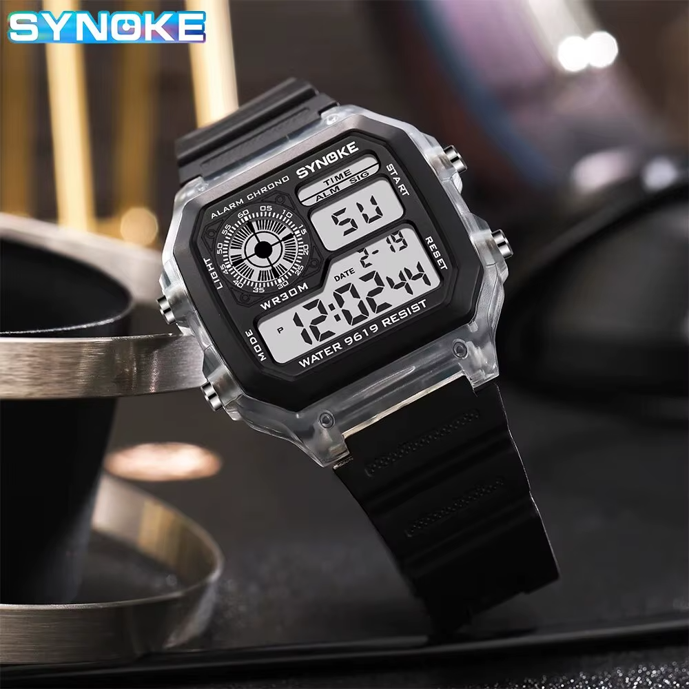 Military Tactical Digital Sports Watch Dual Time Waterproof LED