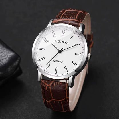 Classic Emir 3-Piece Leather Watch Set