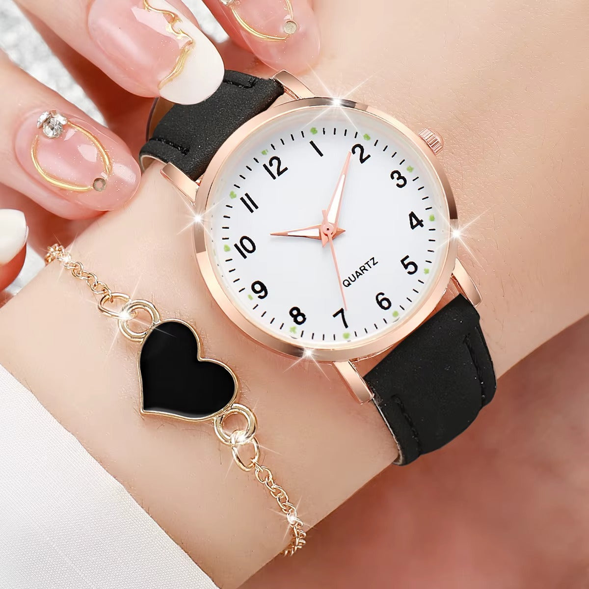 LunaHeart Watch & Bracelet Set