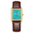 Monarch Classic Square Tank Watch for Men Women