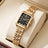Velora™ women's rectangle quartz watch - lifestyle shot