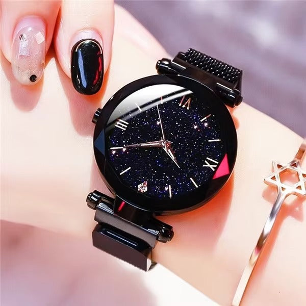 Celestia Starry Sky Watch Black