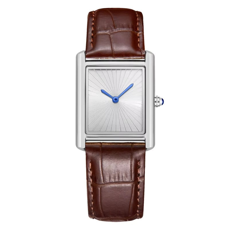 Monarch Classic Square Tank Watch for Men Women