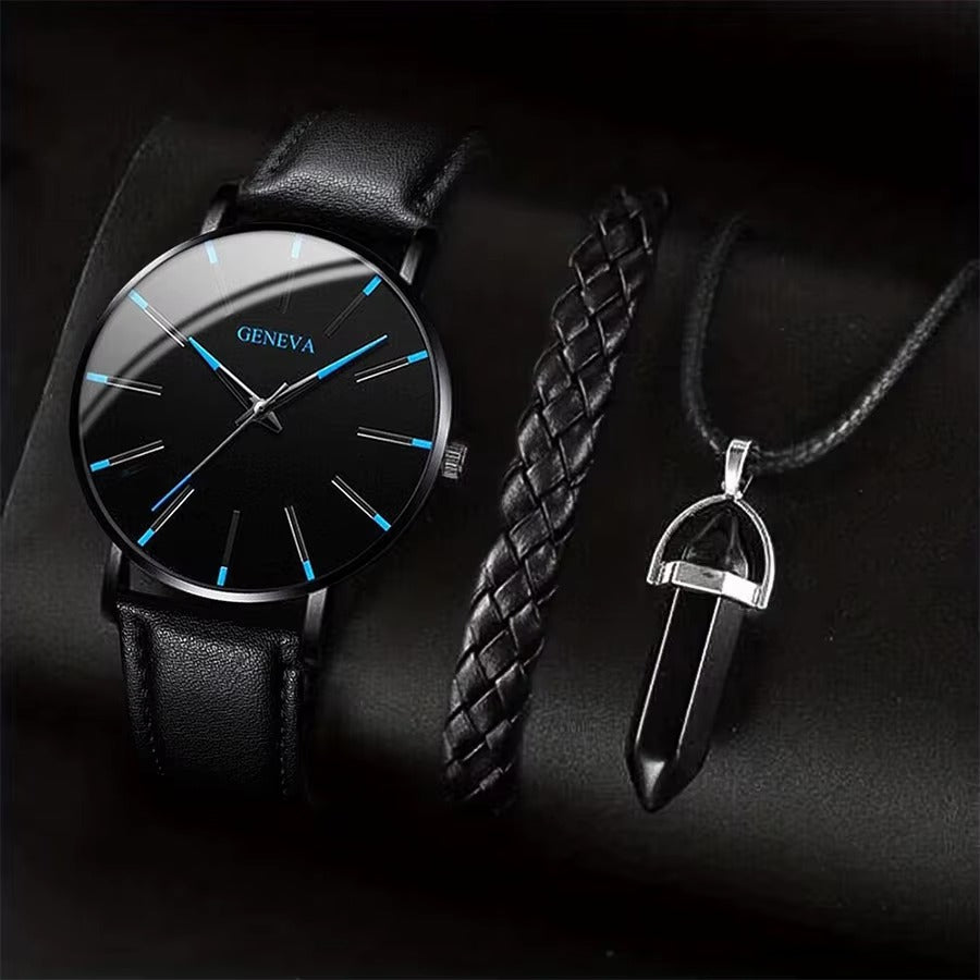 Eclipse Noir 3-Piece Watch Set