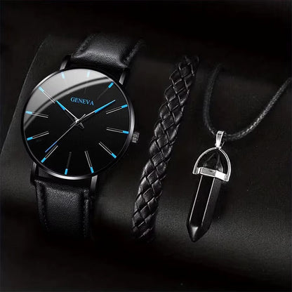 Eclipse Noir 3-Piece Watch Set