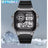 Military Tactical Digital Sports Watch - Black Transparent