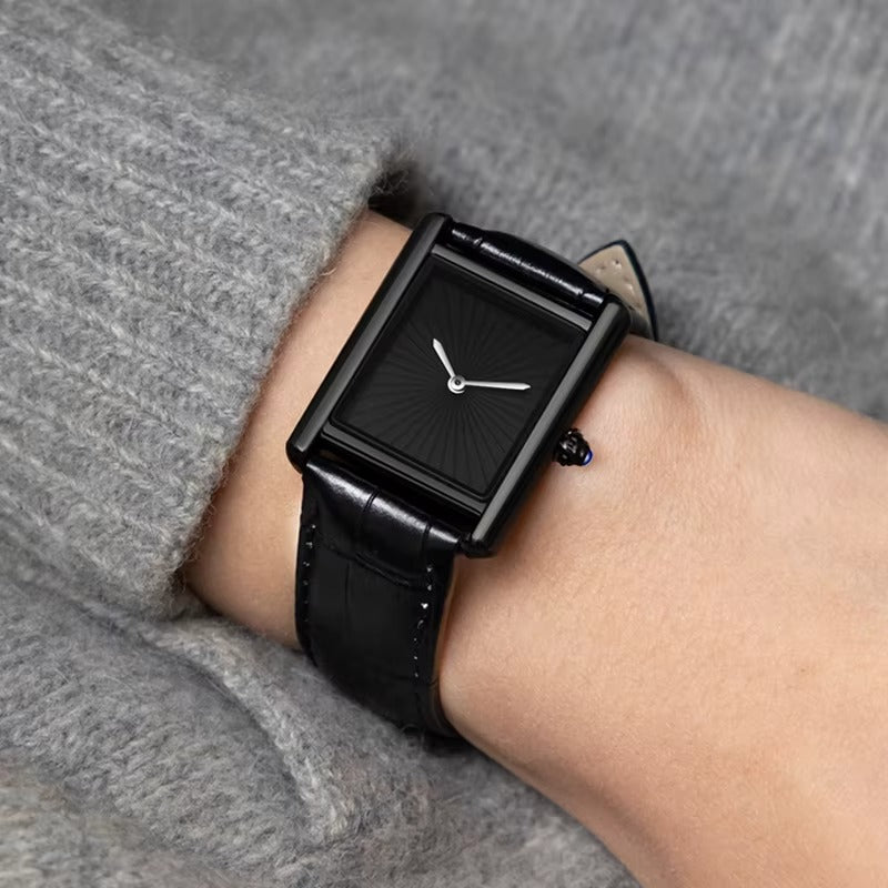 Monarch Classic Square Tank Watch for Men Women