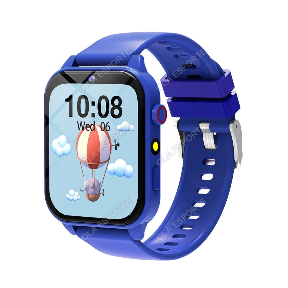 KiddoTech Kids Smart Watch Blue dual view with school watch face