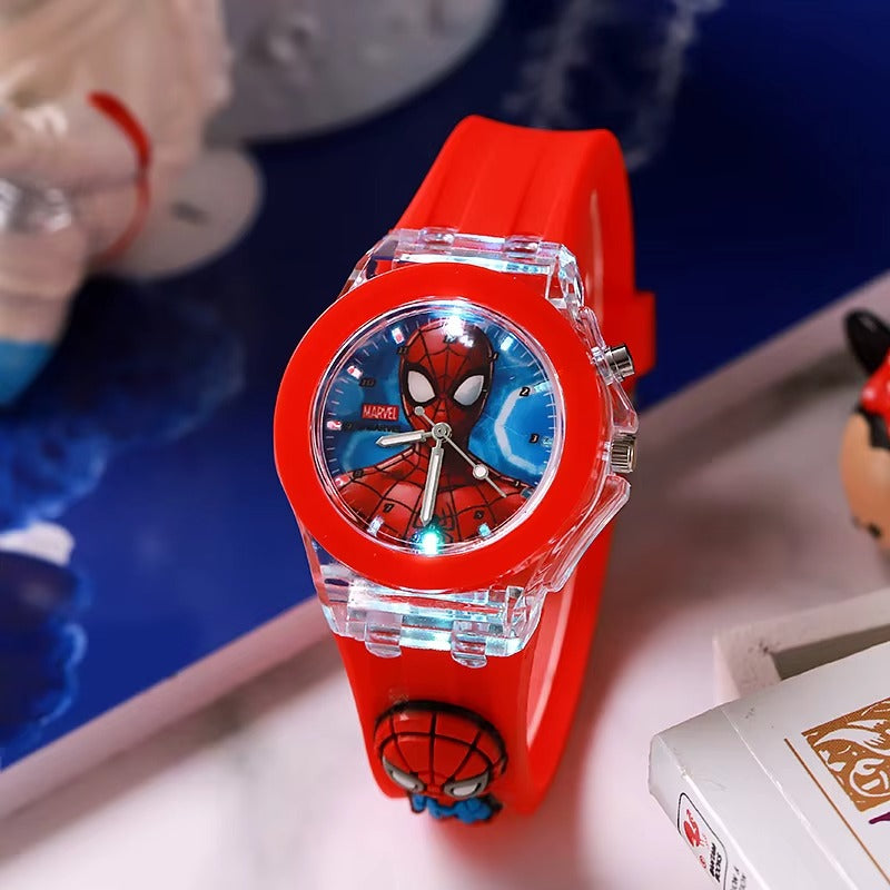 GlowBuddy Bluey LED kids watch blue silicone strap