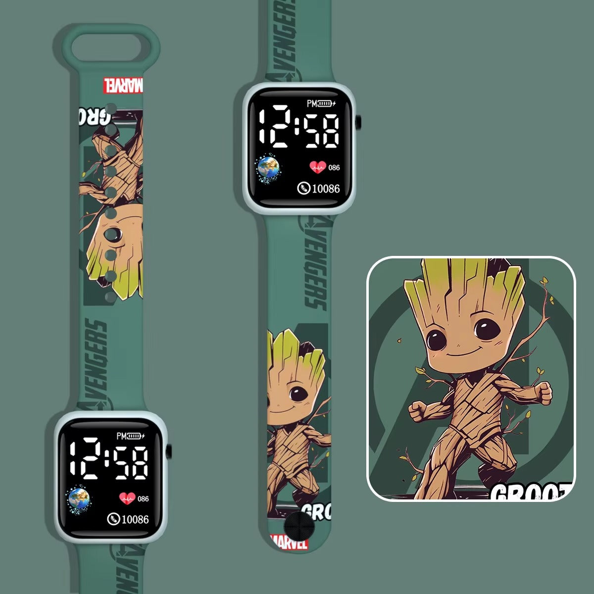 Marvel Heroes Kids' Digital Watch