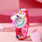 3D Unicorn Kids Watch - Blue side view