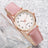 LunaBelle™ Minimalist Rose Gold Leather Watch