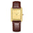 Monarch Classic Square Tank Watch for Men Women