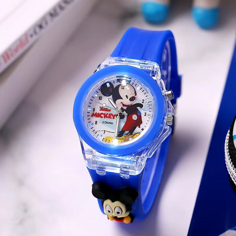 GlowBuddy Iron Man LED kids watch red silicone strap