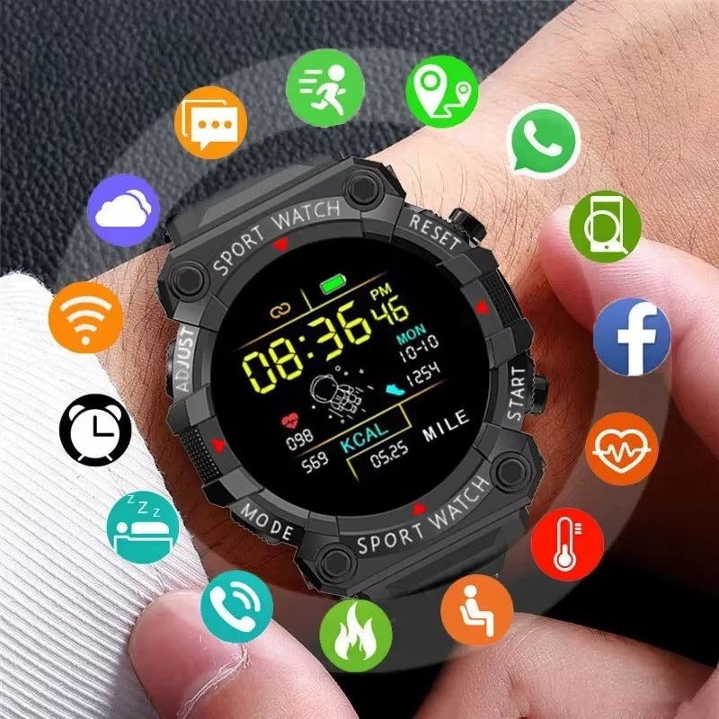 Pro Fit Sport Smartwatch Heart Rate, Blood Pressure & Fitness Tracker
